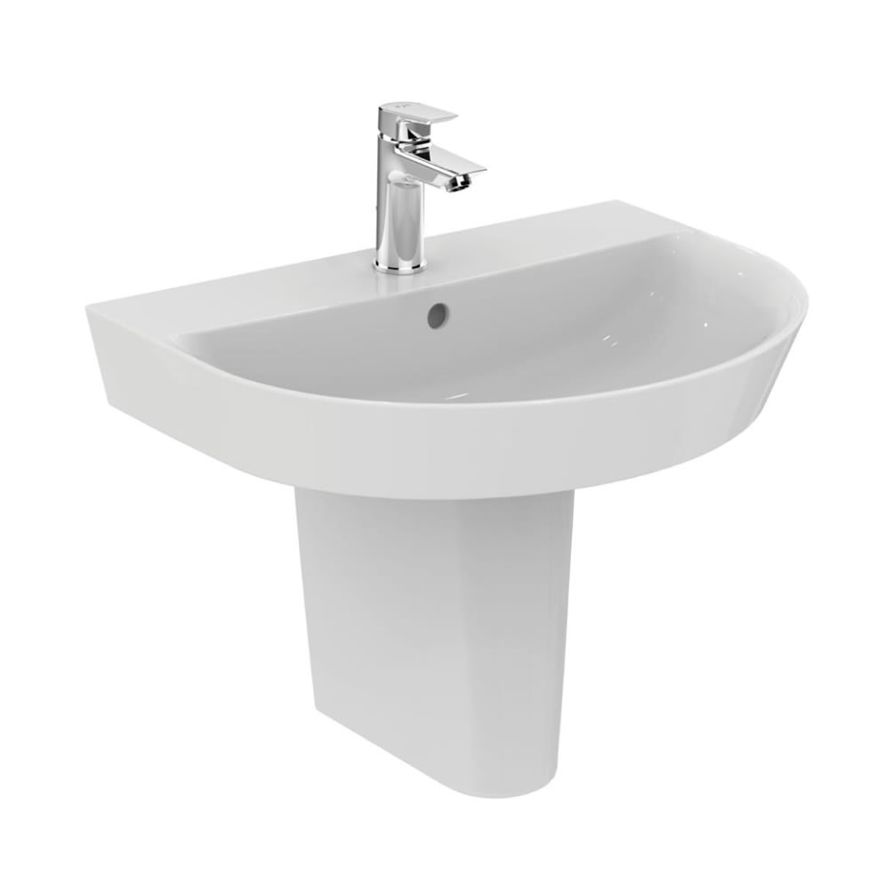 Cutout image of Ideal Standard Connect Air Arc 600mm Semi-Pedestal Basin
